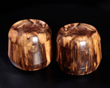 Kurokaki [black persimmon] Go Bowls for size 30 - 35 Go stones "Hon-in-bo" shape GKKG-MR35H-209-01