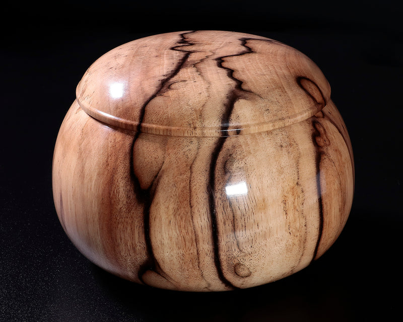 Kuro Kaki (black persimmon) Go bowls　extra large for size 36 - 41 Go stones GKKG-MR42-209-02C