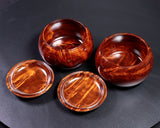 Walnut Go bowls for size 30 - 35 Go stones *Off spec