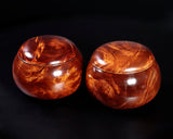 Walnut Go bowls for size 36 - 42 Go stones *Japanese lacquer finish