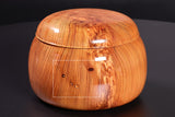 Mr. NISHIKAWA made Yakusugi [cedar wood] Go Bowls *off-spec GKYS-NS42-105-003