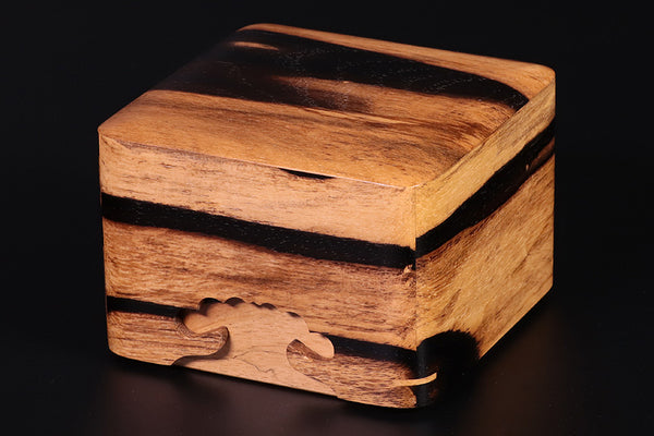 Kurokaki [black persimmon] made Shogi pieces Box KMB-KGKS-008