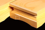 Piece stand for 2-sun (6cm-thick) Table Shogi Board , Hyuga Kaya made Decorative carving KMD-HKTH-110-05
