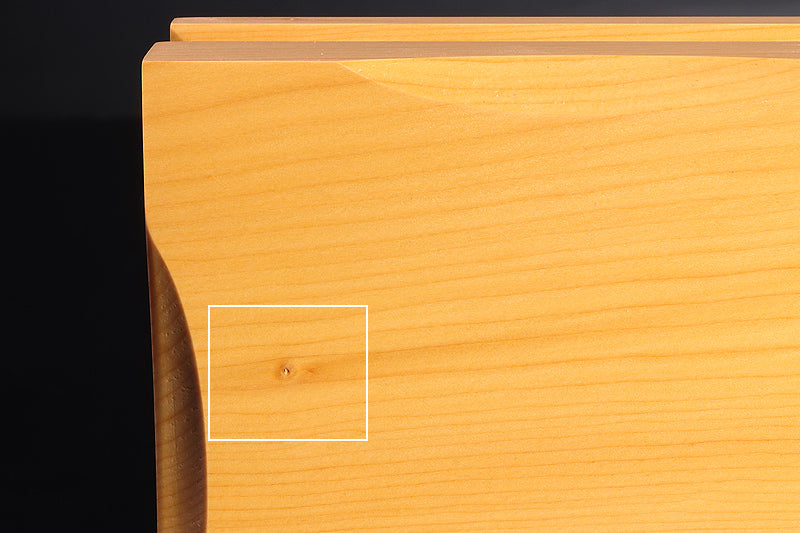 日向榧製 駒台 卓上2寸盤用 飾り彫 1対 KMD-HKTH-110-07