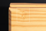 日向榧製 駒台 卓上2寸盤用 飾り彫 1対 KMD-HKTH-110-08