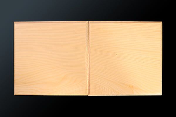 Shogi Pieces stand for 2-sun (6cm-thick) Table Shogi Board , Hyuga Kaya made Decorative carving *off-spec KMD-HKTH-110-OS