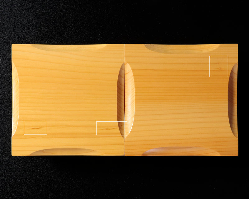 Piece stand for 2-Sun (6cm-thick) Table Shogi Board , Hyuga Kaya made Decorative carving KMD-HKTH-211-01
