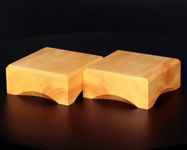Shogi Pieces stand for 2-sun (about 6cm-thick) Table Shogi Board , "Hyuga-Kaya" wood made