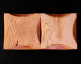 Shogi Pieces stand for 2-sun (about 6cm-thick) Table Shogi Board , "Yaku-sugi" Cedar made