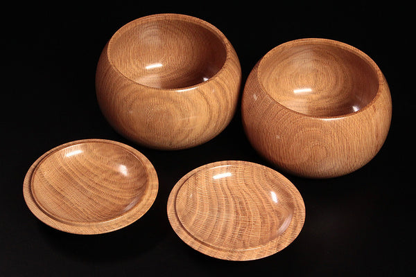 Nara [Japanese oak wood] Go bowl