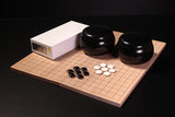 Go Beginner's Pack Plastic Go Stone + Urea Resin Go Bowls + Go Board, 3-Piece Go Set GBP-PLG