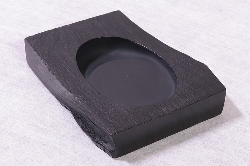 Nachiguro Black Slate Stone: Joint Inkstone size 5