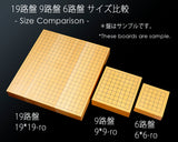 Hyuga Kaya Tenchi-masa 1.1-Sun (about 30 mm thick) 1-piece 6*6-ro special dimension Table Go Board No.76868